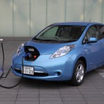 Das Elektrofahrzeug Nissan Leaf